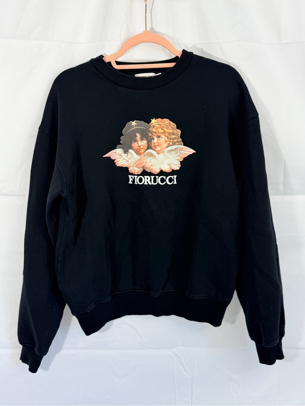 Fiorucci Black Angel Graphic Crewneck Sweatshirt Never Worn 😇